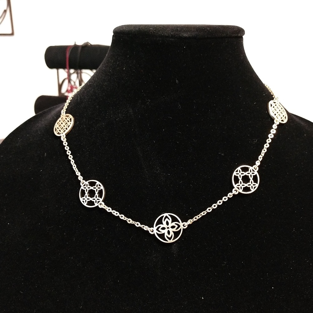BANANA REPUBLIC Silver & Gold PL Necklace